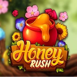 Honey Rush slot logo by Play'n GO at Monro Casino