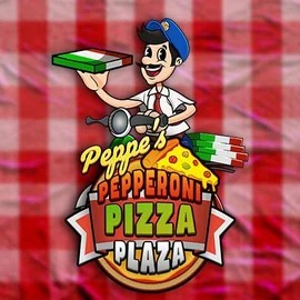 Peppe’s Pepperoni Pizza Plaza logo by Pragmatic Play Monro Casino