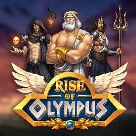 Slots logo of Rise of Olympus from Play'n GO at Monro Casino
